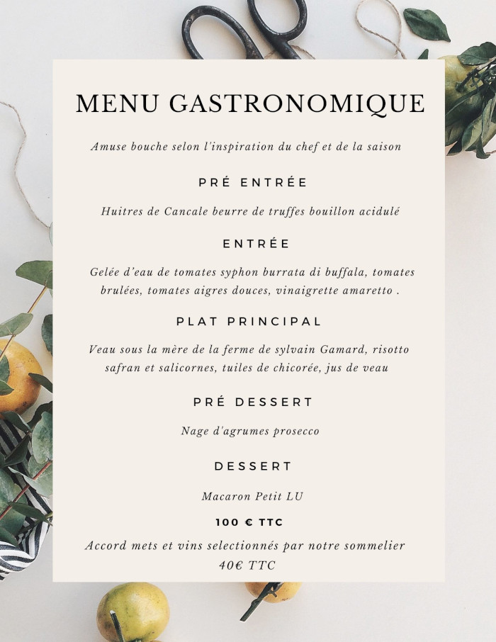 Comme chef vous
